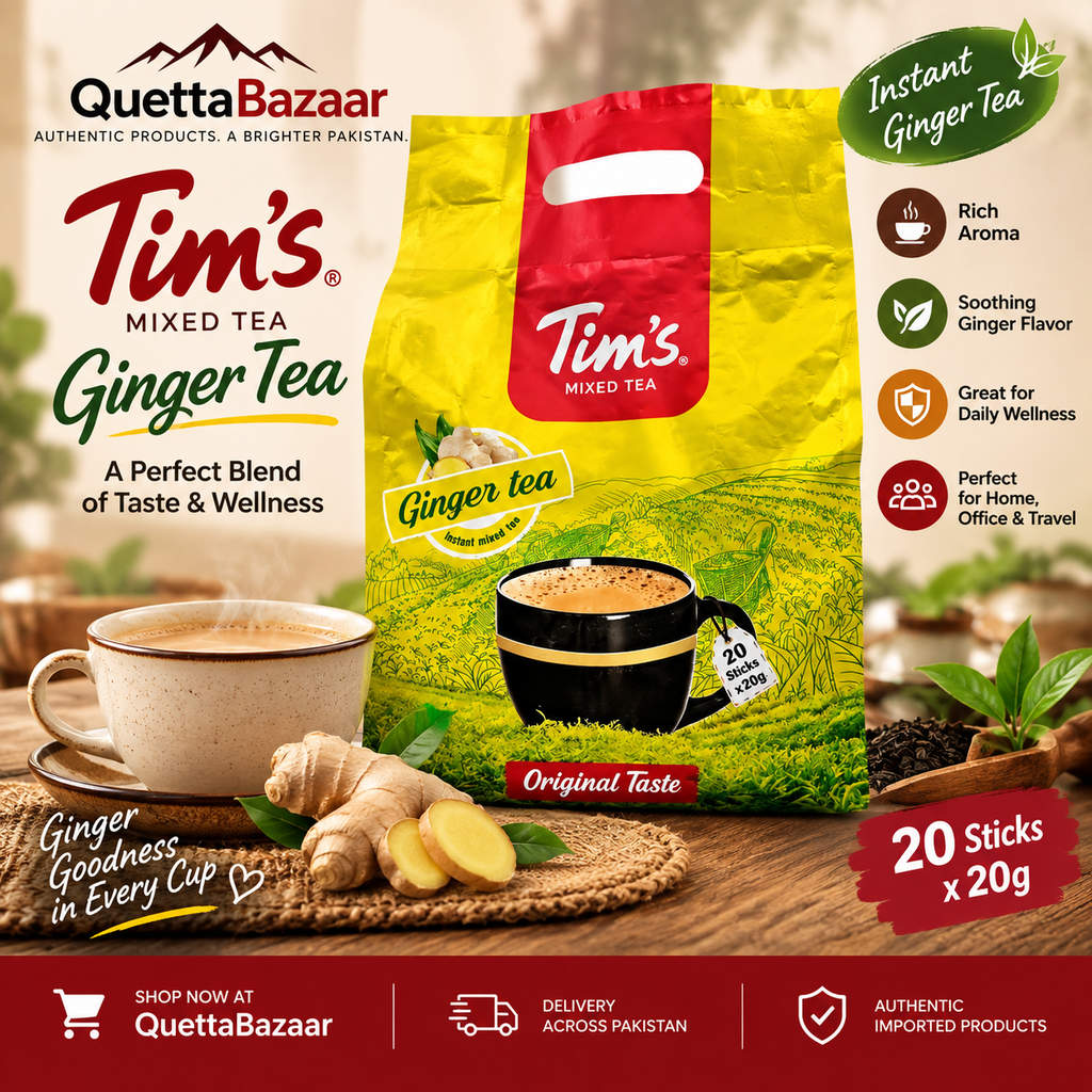 Tims Ginger Tea 20x10 G Sticks