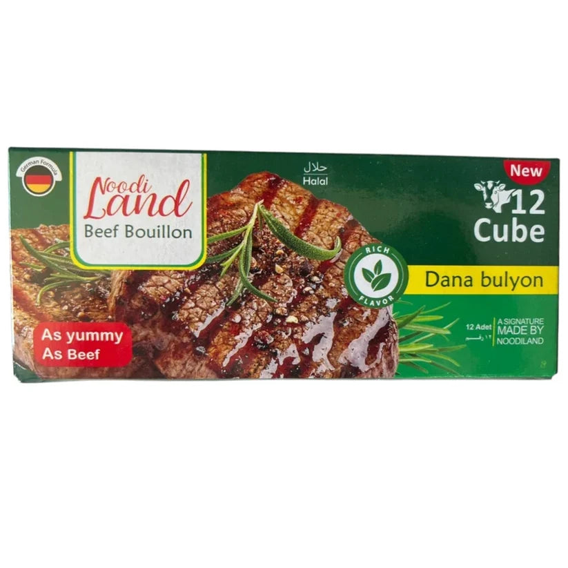 Noodi Land Beef Bouillon Seasoning Cubes – 12 Cubes (120g)
